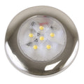 Scandvik B3 Downlight Surface Mount  Cool White  SS Trim  IP67  1224V 41320P