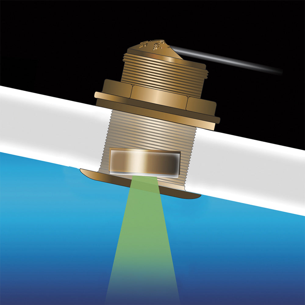 Airmar B75HW High Wide Chirp Transducer  20 Degree Deadrise 600W Thru Hull B75C20HWMM