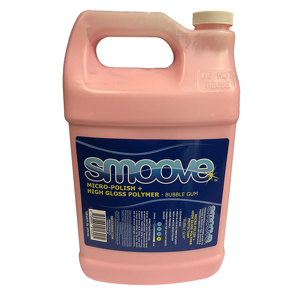 Smoove Bubble Gum Micro Polish  High Gloss Polymer  Gallon SMO010