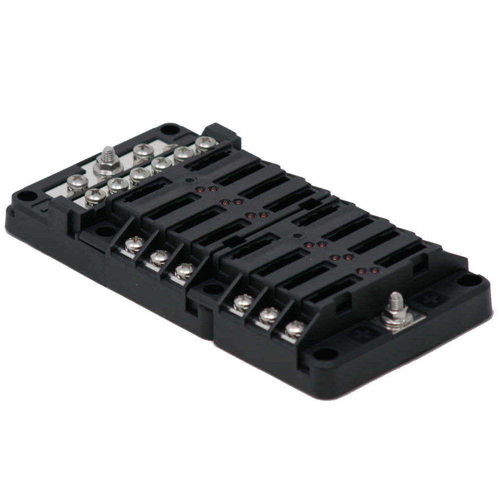 Egis RT Fuse Block 12 Position wGround  LED Indication 8026