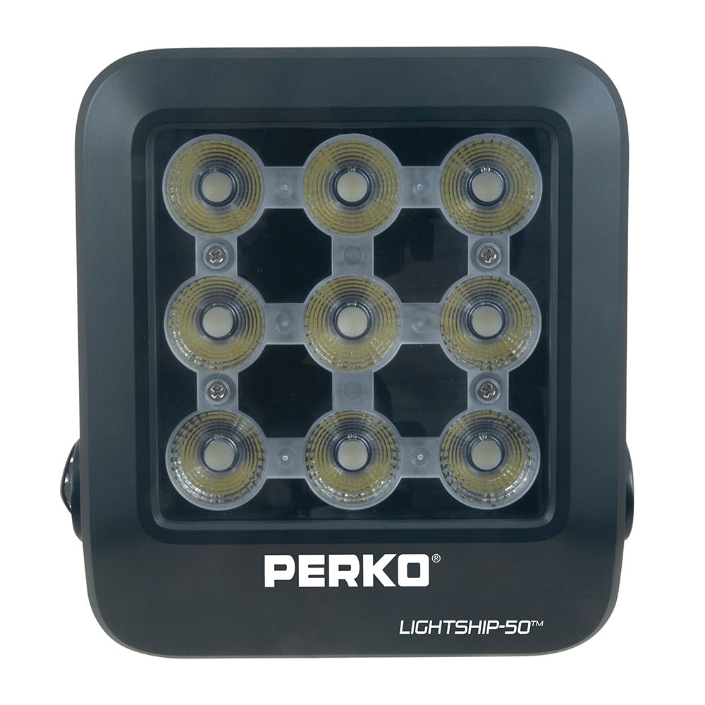 Perko Lightship 50 LED High Performance Floodlight  1224V  Black 1643050F0B