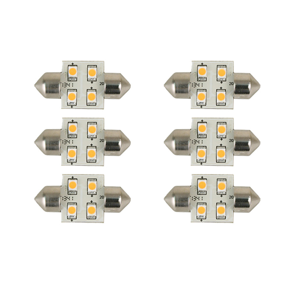 Scandvik 41160 Bulb Warm White 6Pack 41160