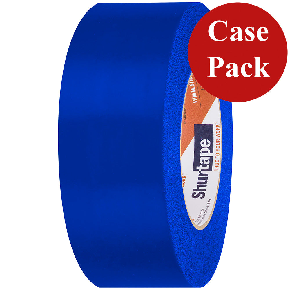 Shurtape UVResistant Marine Heat Shrink Tape  48MM x 55M Roll  Serrated Edge Blue Case of 24 Rolls 105732C