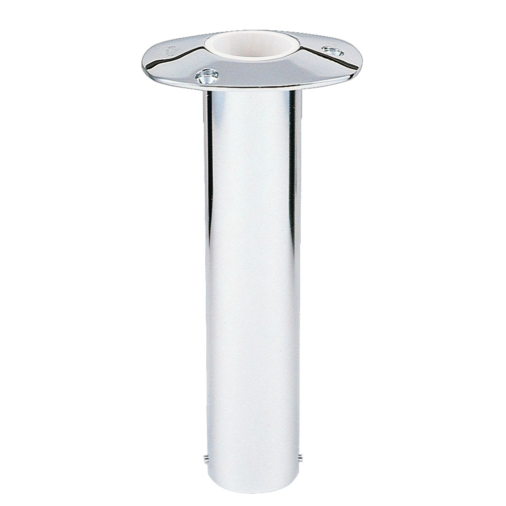 Lees 0 Degree Stainless Steel Flush Mount Rod Holder  2 OD RH527VS