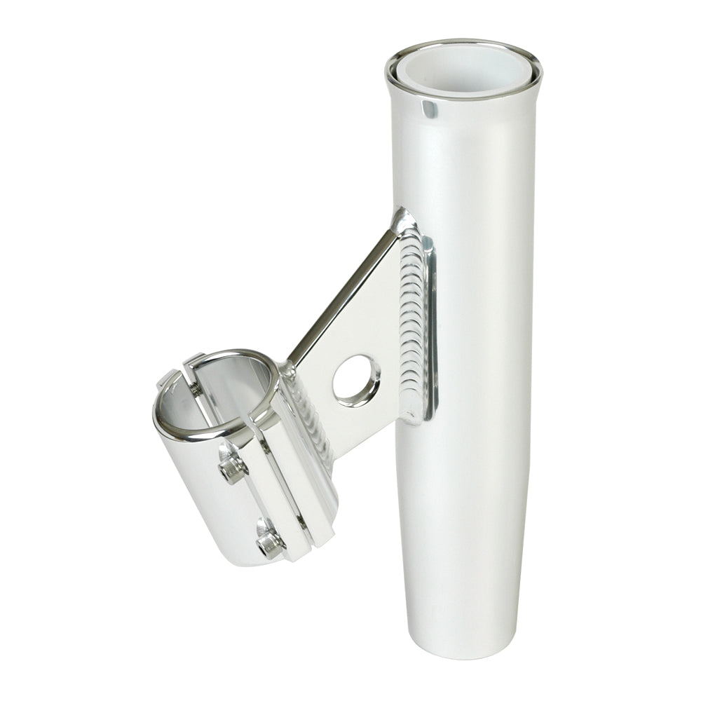 Lees ClampOn Rod Holder  Silver  Vertical Mount  Fits 2375 OD Pipe RA5005SL