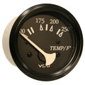 VDO Cockpit Marine 52mm 2116 250 F Water Temperature Gauge  Black DialBezel 31011801