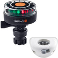 Navisafe Navilight 2NM Tricolor wNavimount Base  Vertical Mount  White 340KIT6