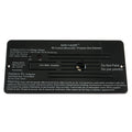 SafeTAlert Combo Carbon Monoxide Propane Alarms Flush Mount  Black 35742BL