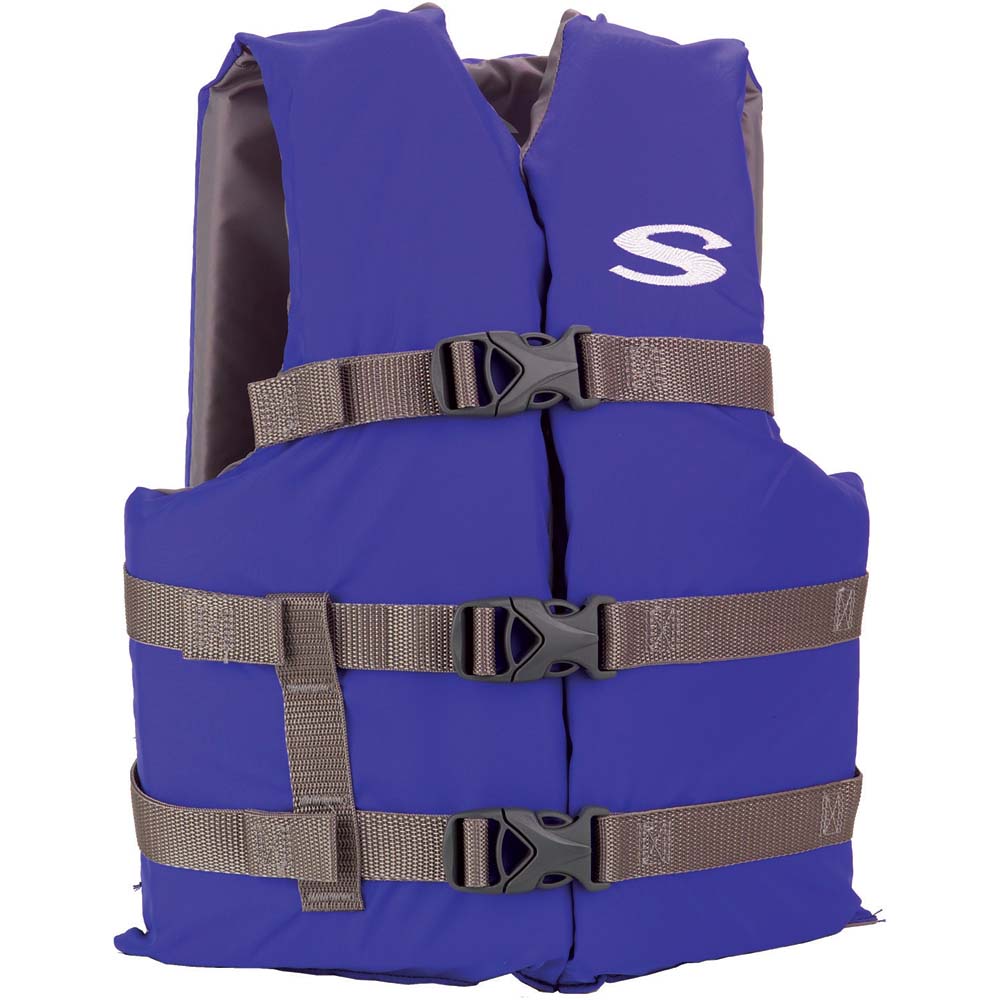 Stearns Youth Classic Vest Life Jacket  5090lbs  BlueGrey 2159360
