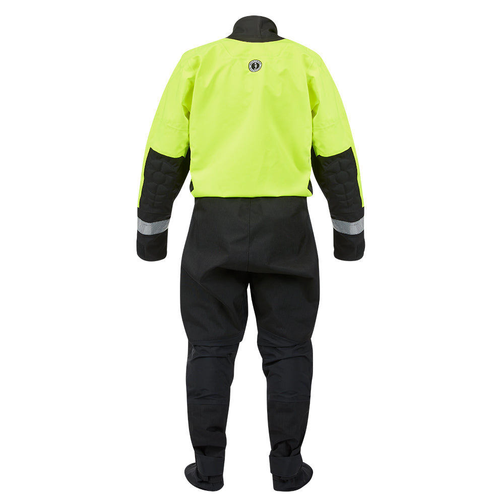 Mustang MSD576 Water Rescue Dry Suit  Fluorescent Yellow GreenBlack  XL MSD57602251XL101
