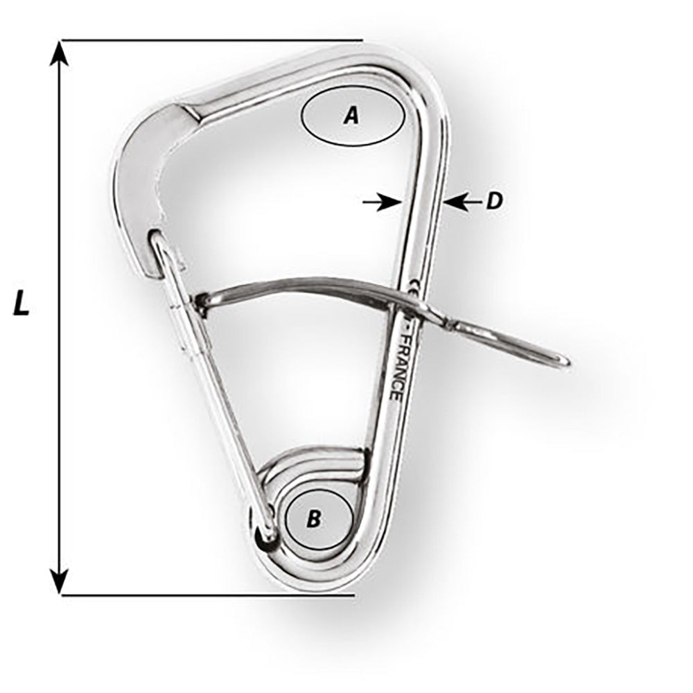 Wichard Automatic Mooring Hook  170mm Length  61116 2329W