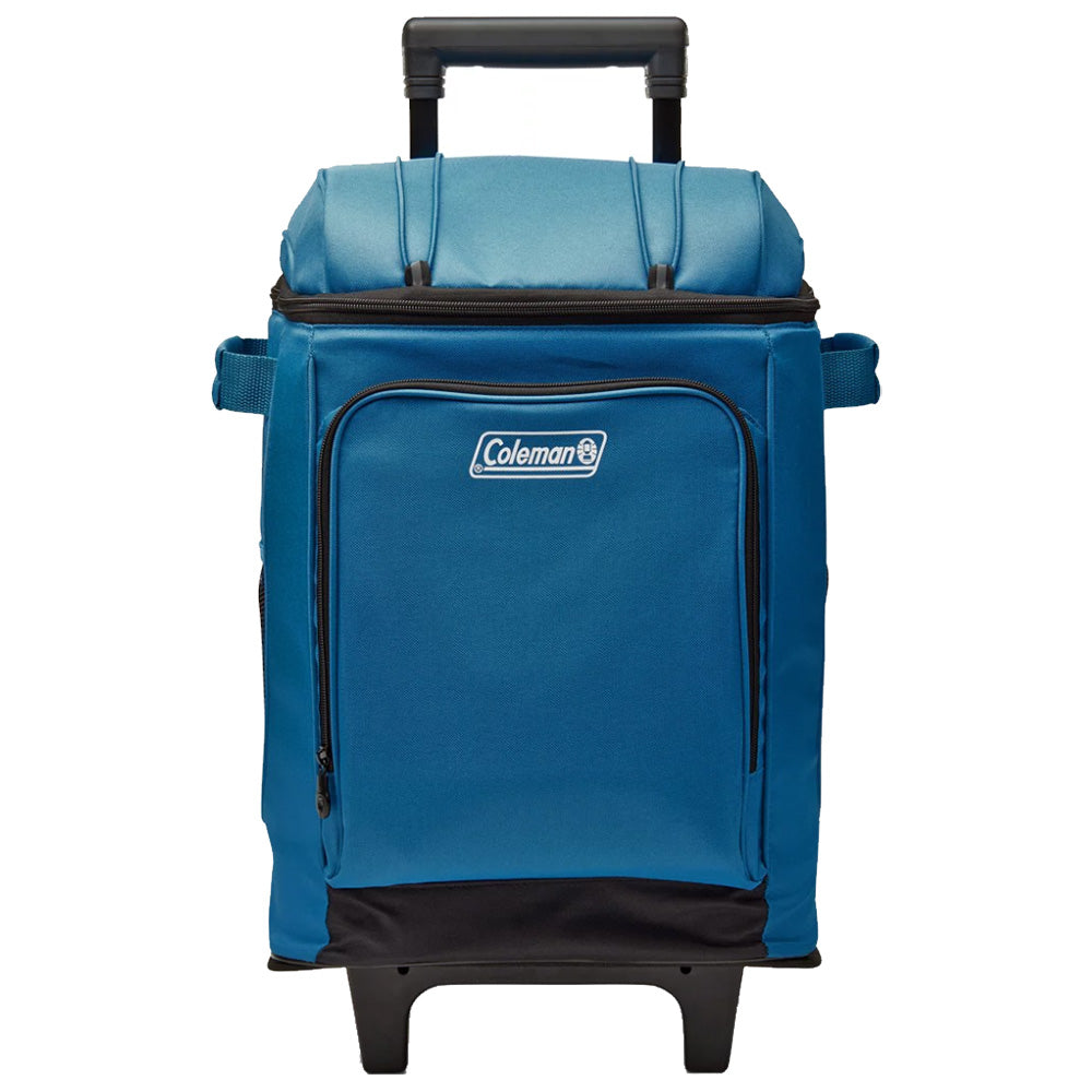 Coleman CHILLER 42Can SoftSided Portable Cooler wWheels  Deep Ocean 2158120