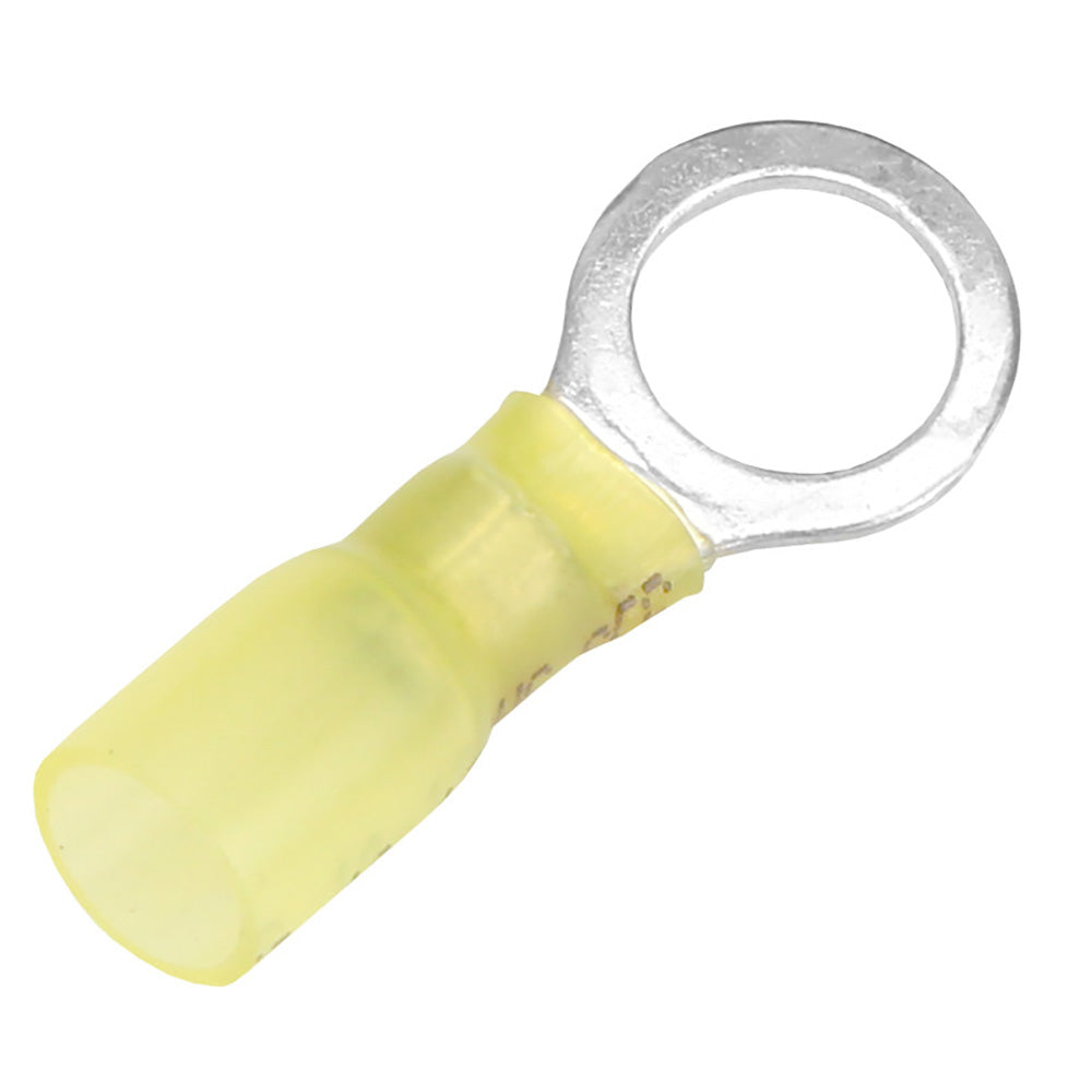Pacer 1210 AWG Heat Shrink Ring Terminal  38 Stud Size  25 Pack TE1038R25