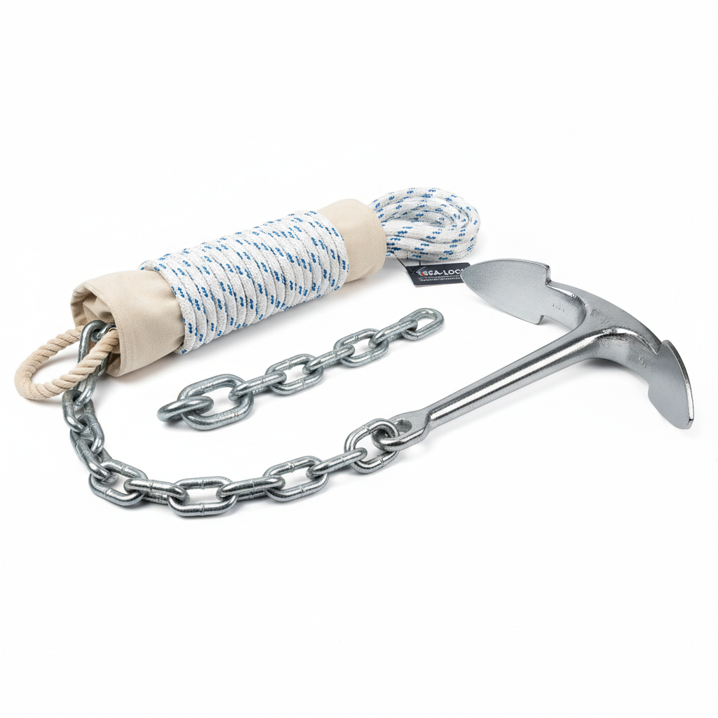 Complete Marine Anchor Rope Chain Kit