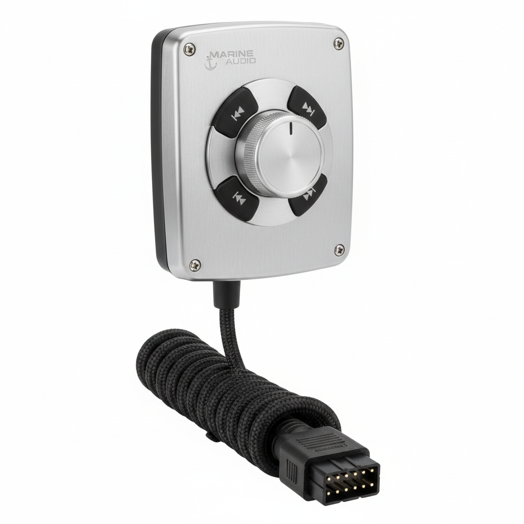 Waterproof Marine Wired Remote Control for Boat Audio