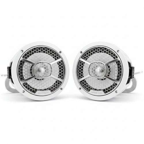 6.5 Inch White Waterproof Marine Speakers for Boats