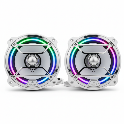 8 Inch Premium Marine RGB LED Speakers for Boats