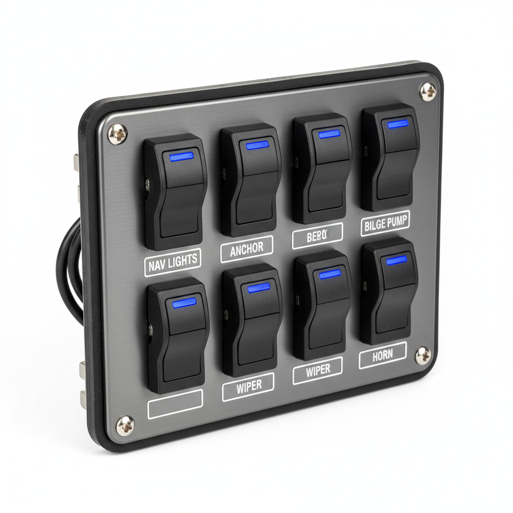 Marine Rocker Switch Panel