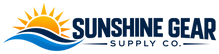 Sunshine Gear Supply Co. primary horizontal sun and wave logo